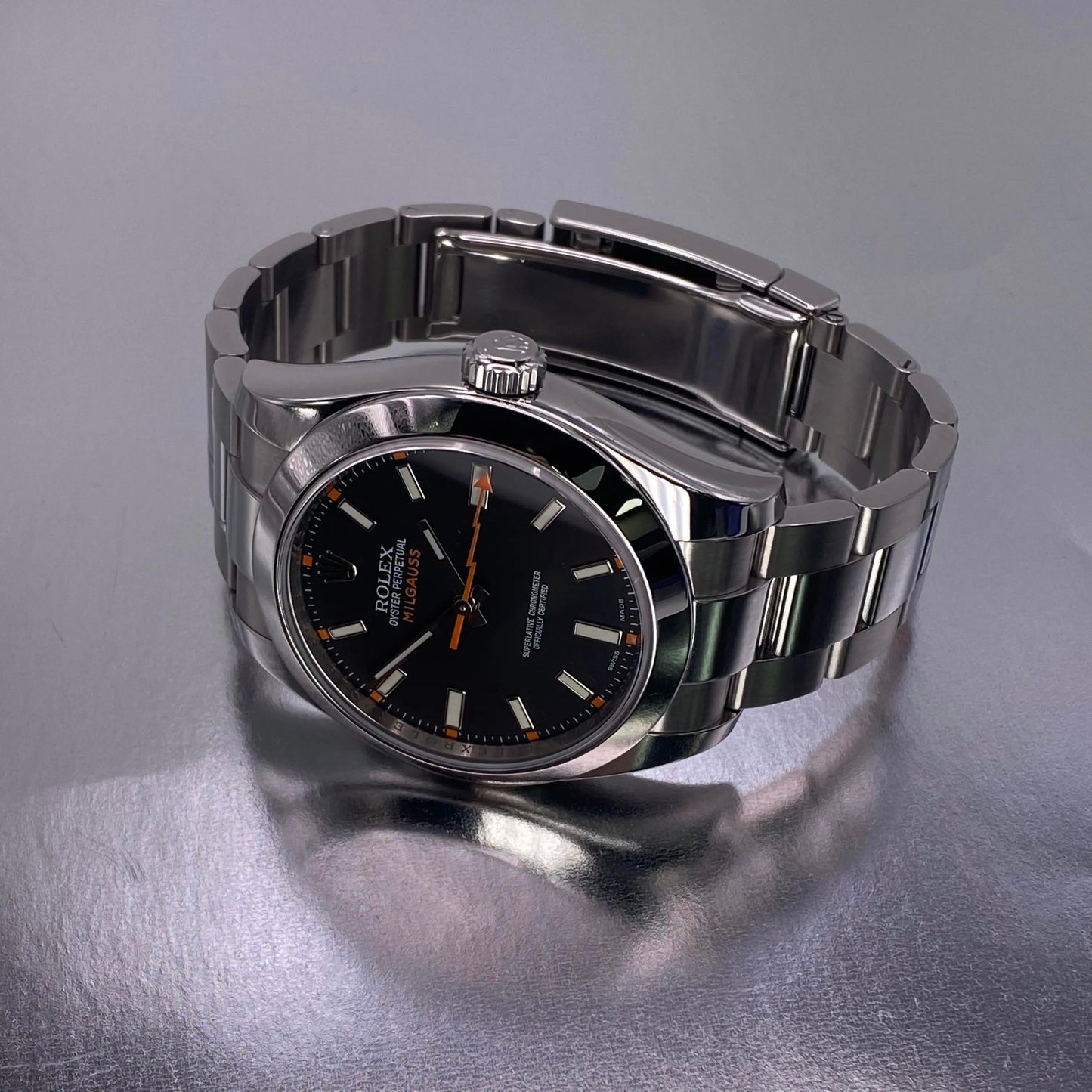 4th image of Rolex Rolex Milgauss Wristwatch, PreOwned condition