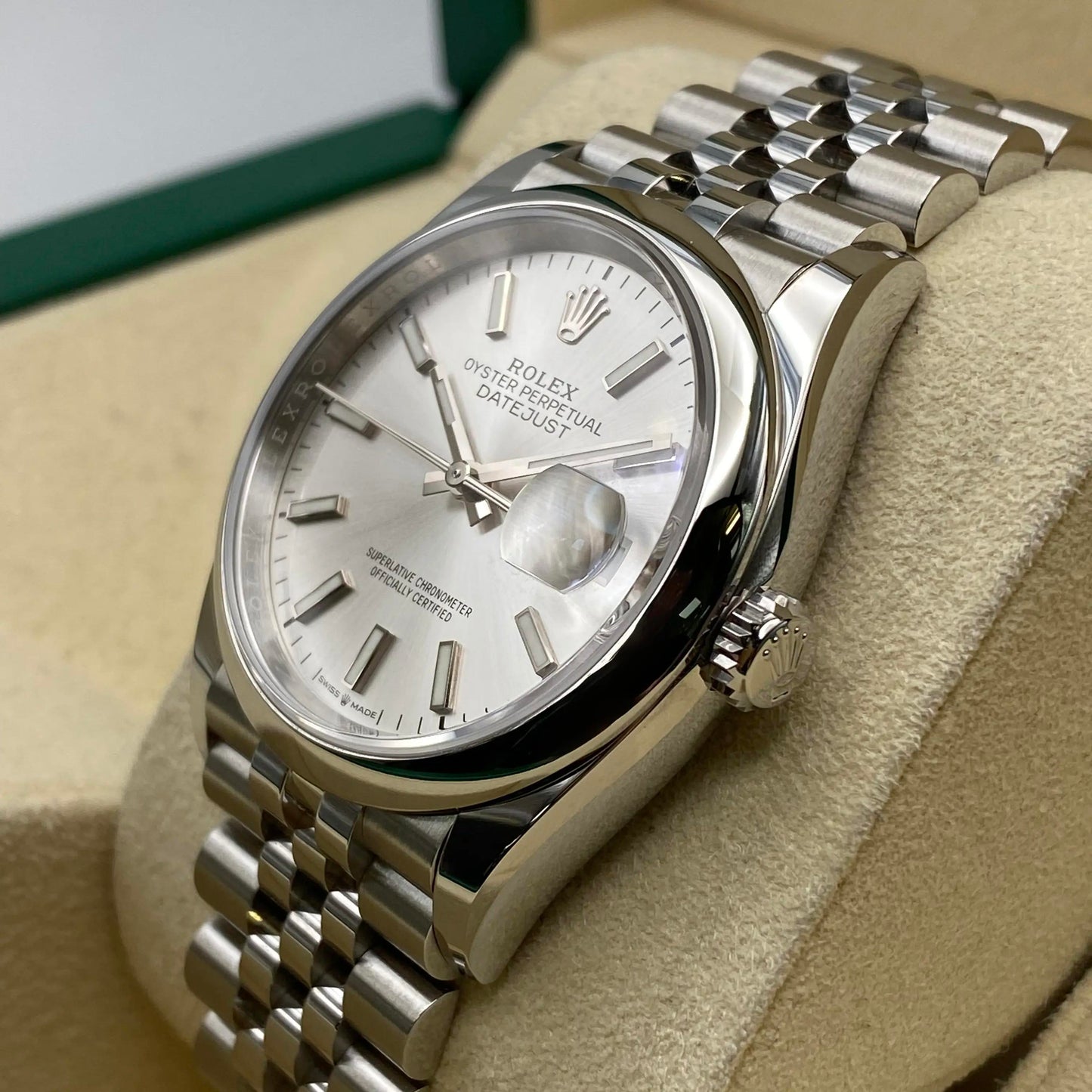 4th image of Rolex Rolex Datejust 126200 Wristwatch, PreOwned condition