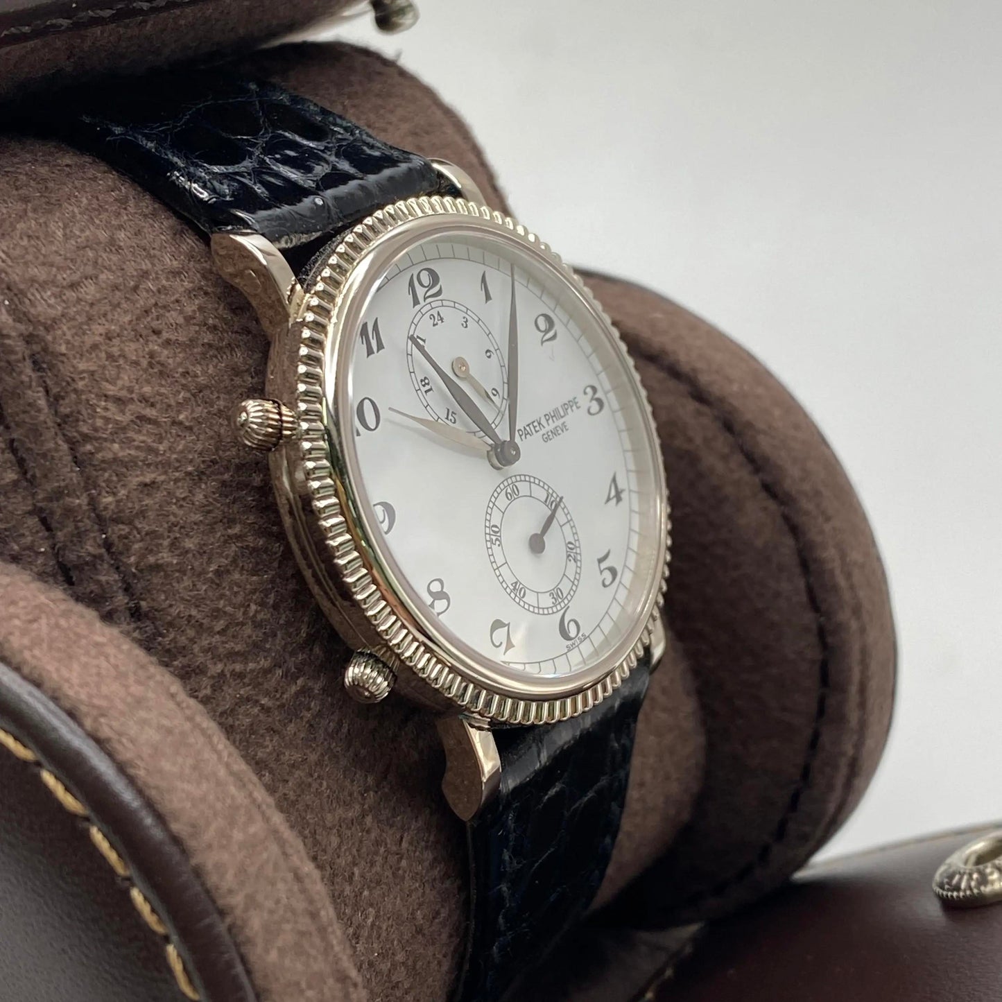 4th image of Patek Philippe Patek Philippe Travel Time Wristwatch, PreOwned condition