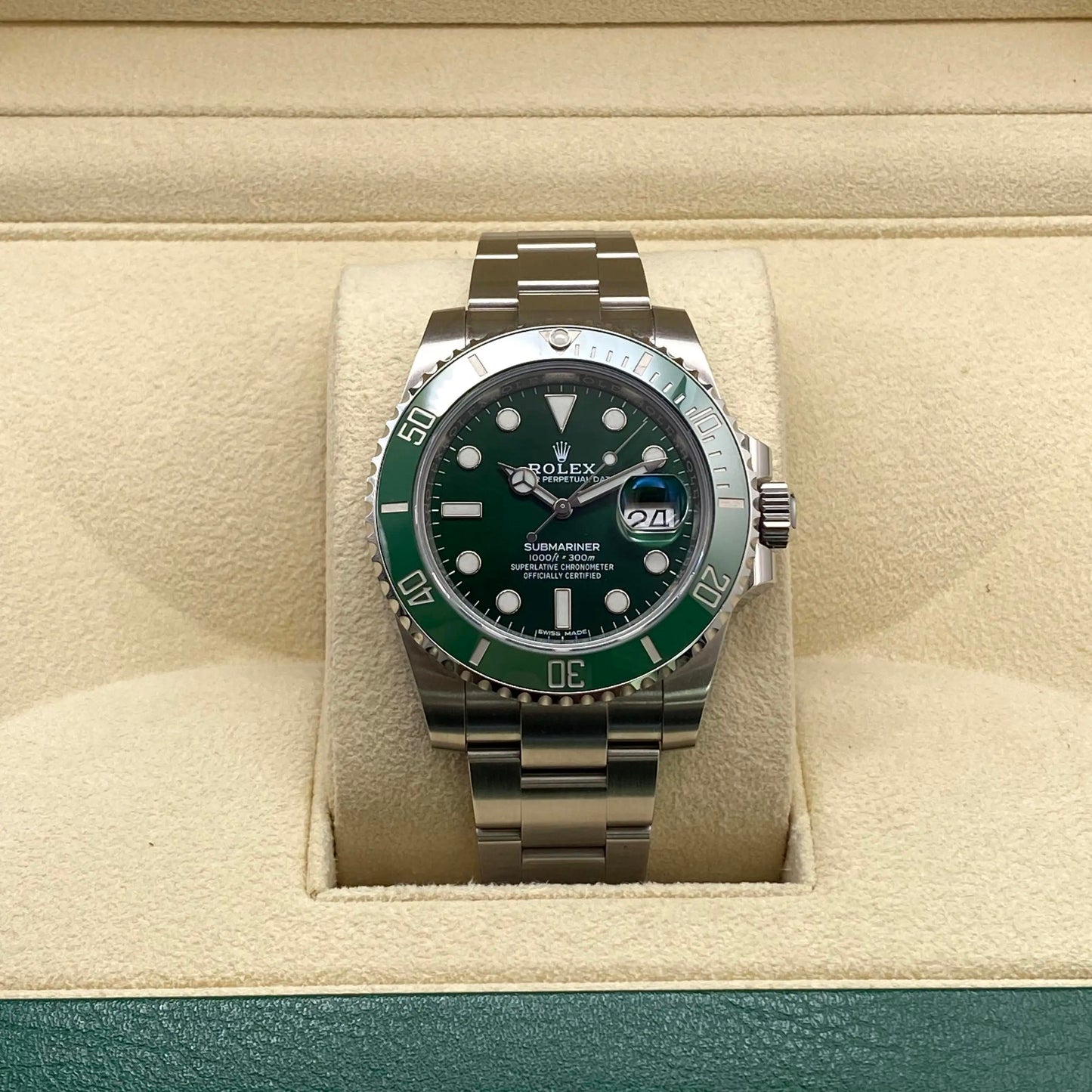 4th image of Rolex Rolex Submariner 116610LV Wristwatch, PreOwned condition