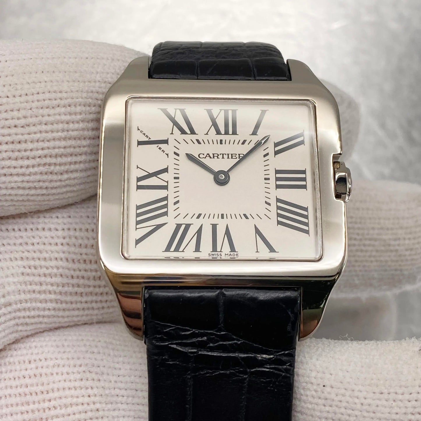 4th image of Cartier Cartier Santos Dumont Wristwatch, PreOwned condition