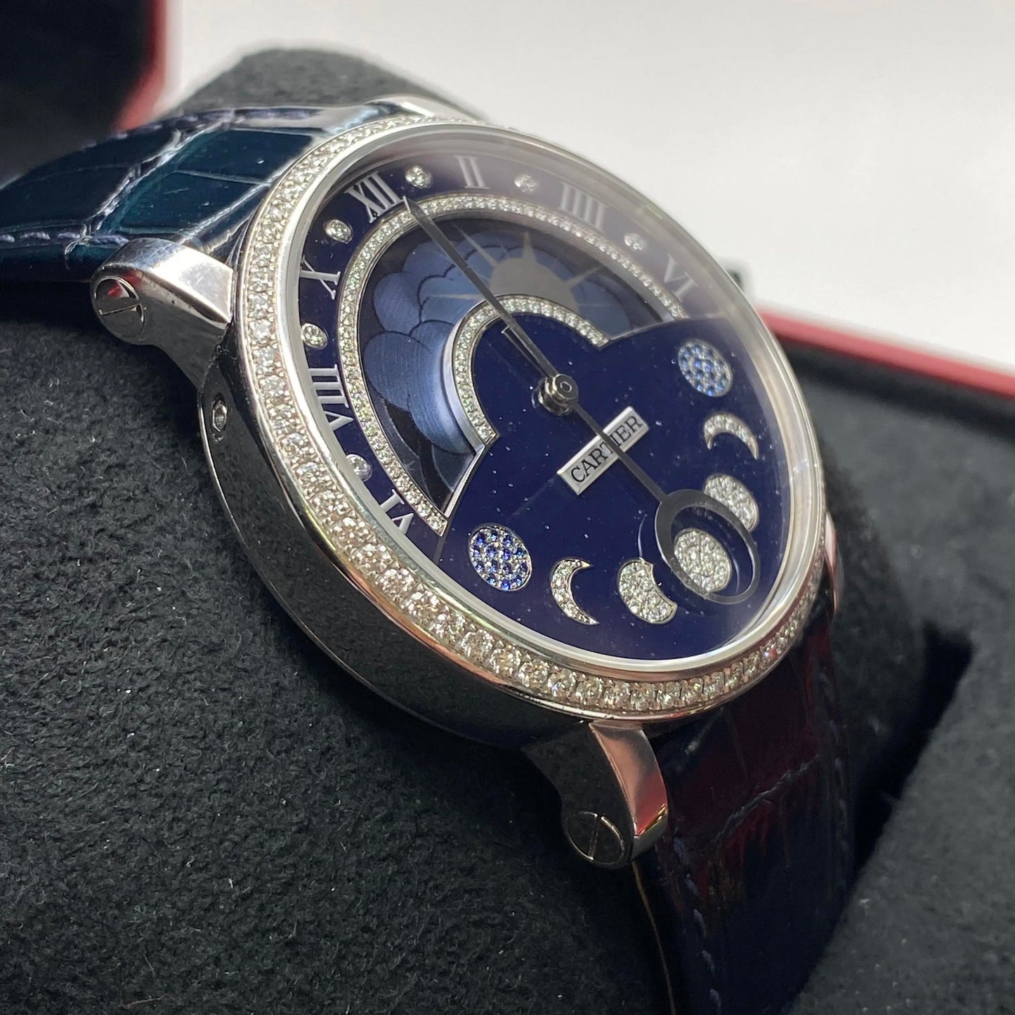 4th image of Cartier Cartier Rotonde Day & Night Wristwatch, PreOwned condition