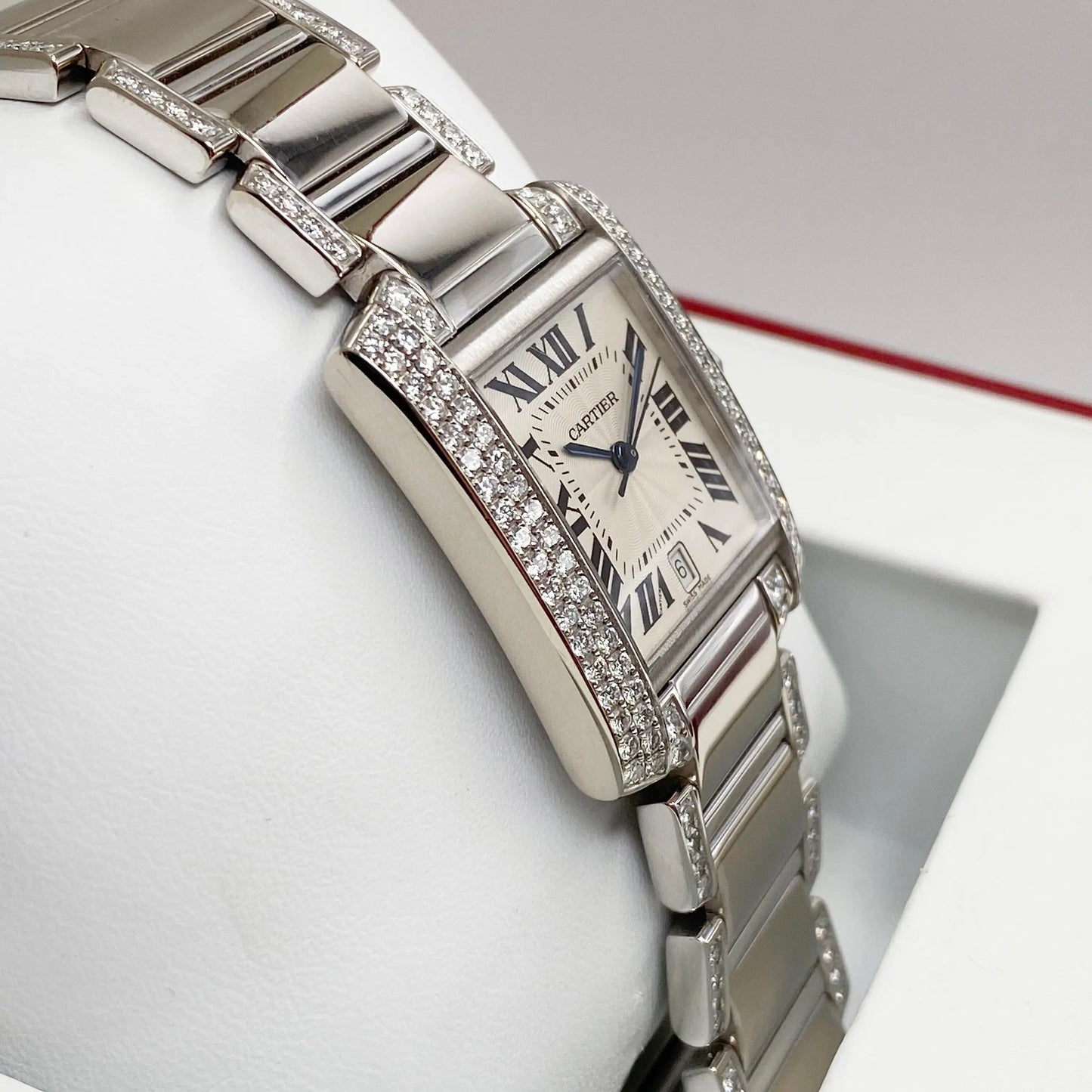 5th image of Cartier Cartier Tank Française Wristwatch, PreOwned condition