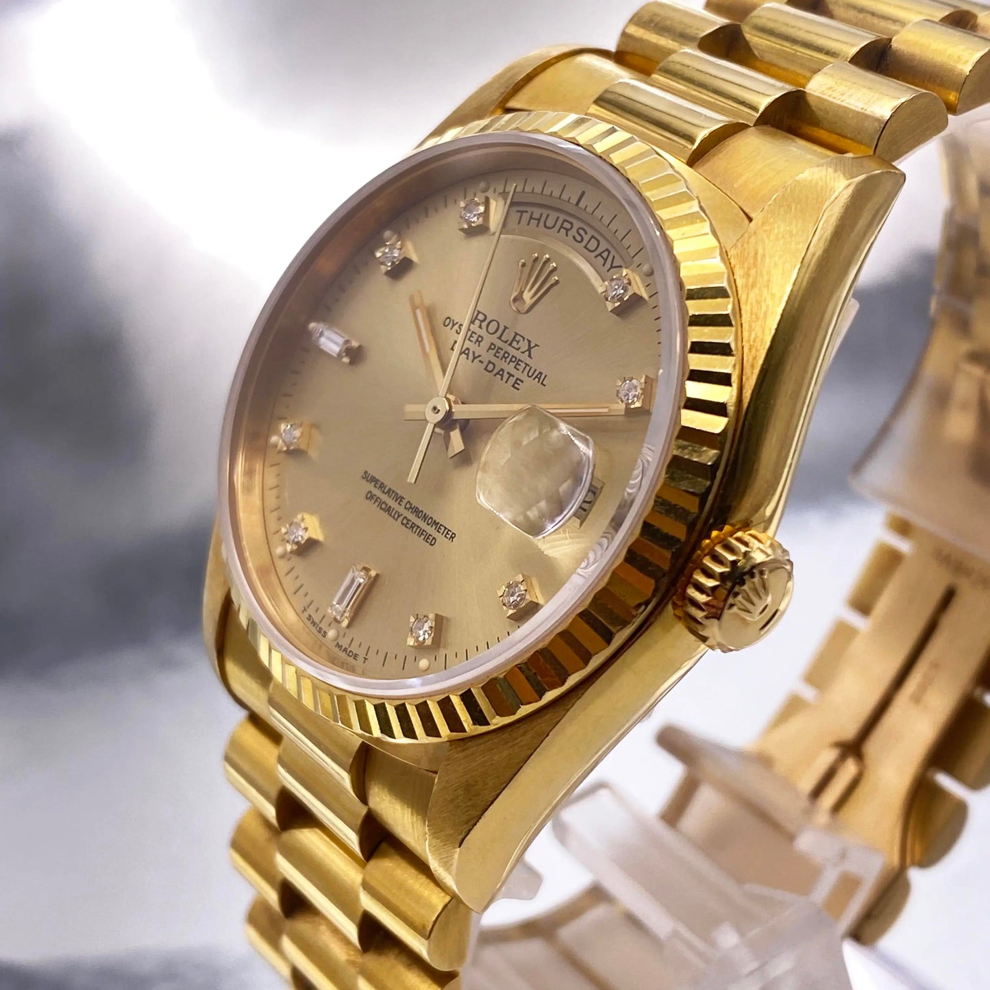 5th image of Rolex Rolex President 18238 Wristwatch, PreOwned condition