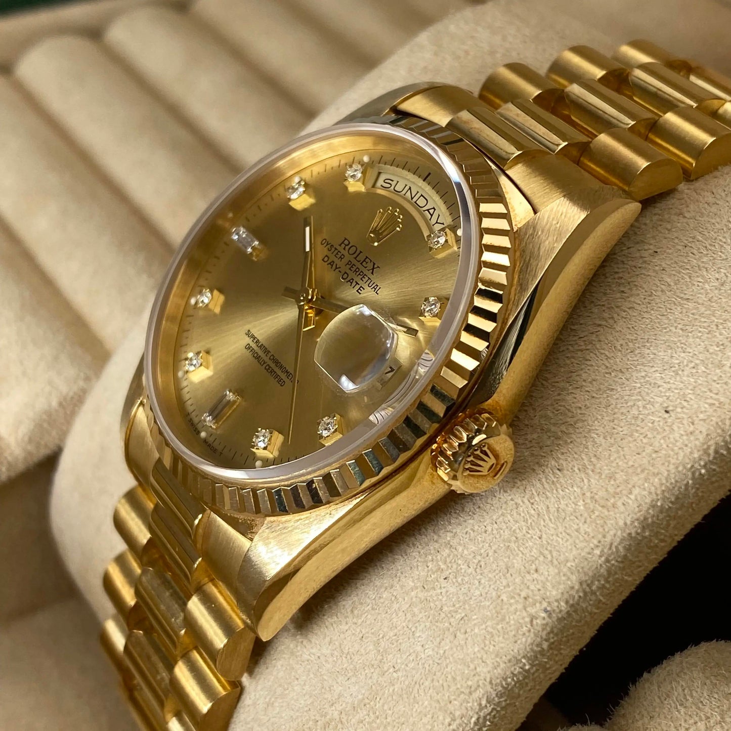 5th image of Rolex Rolex Day-Date 18238 Wristwatch, PreOwned condition