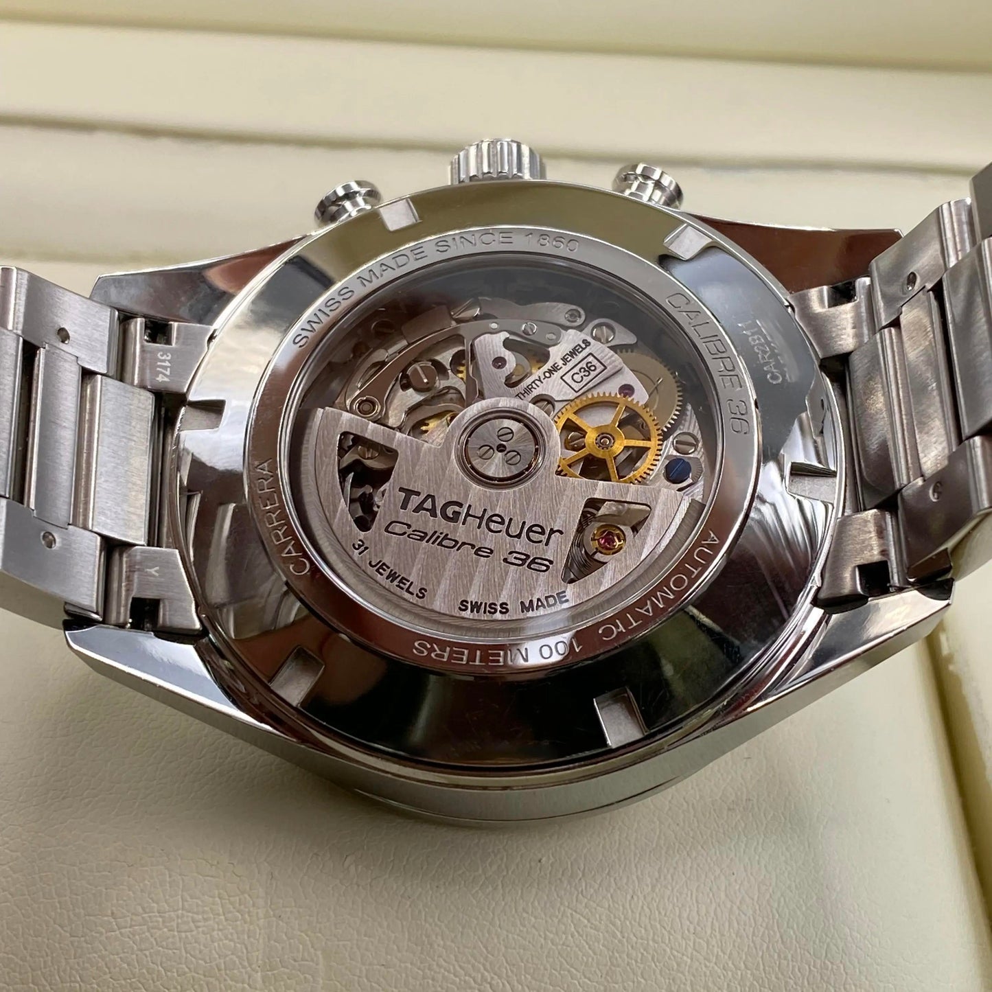 5th image of TAG Heuer TAG Heuer Carrera Wristwatch, PreOwned condition