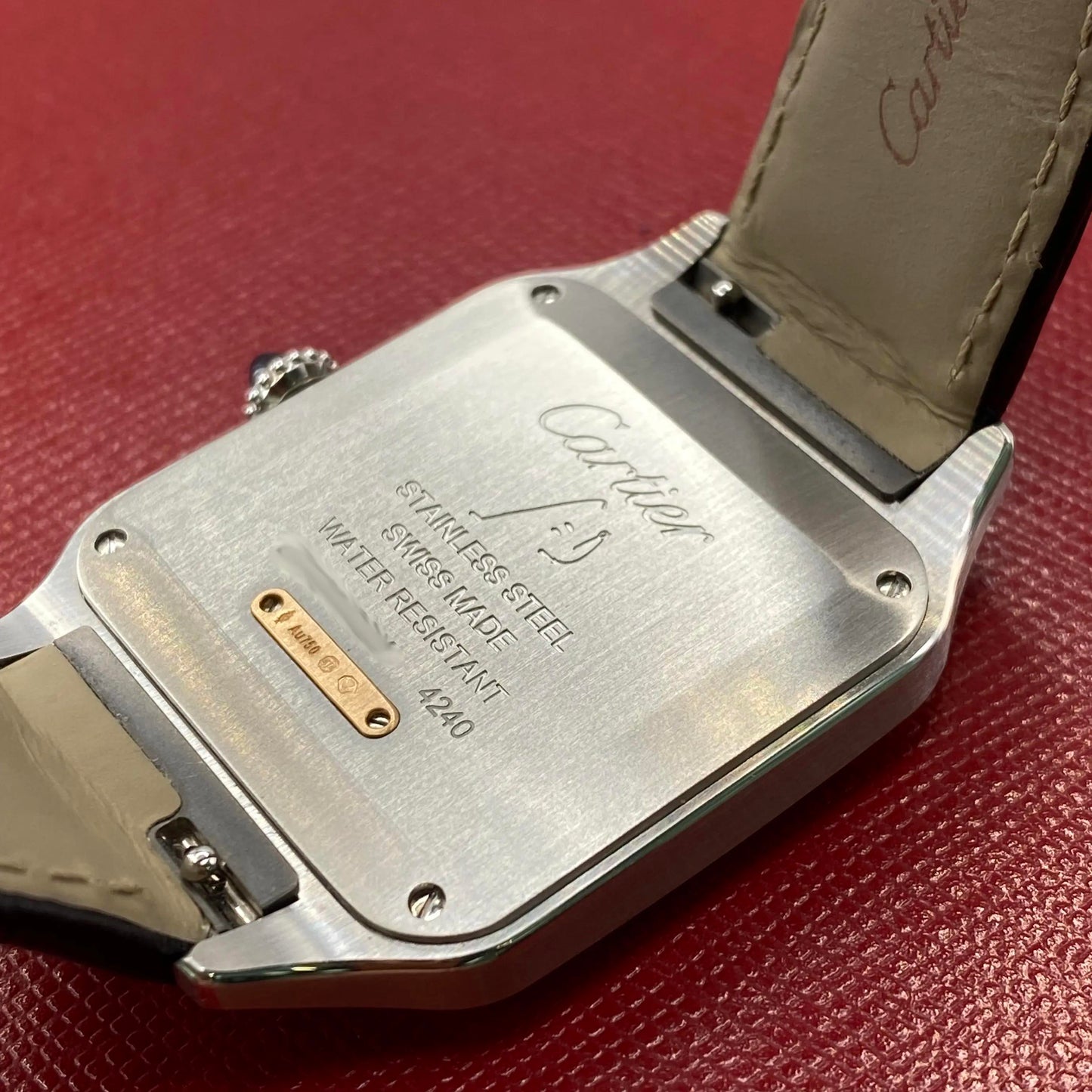 6th image of Cartier Cartier Santos Wristwatch, PreOwned condition