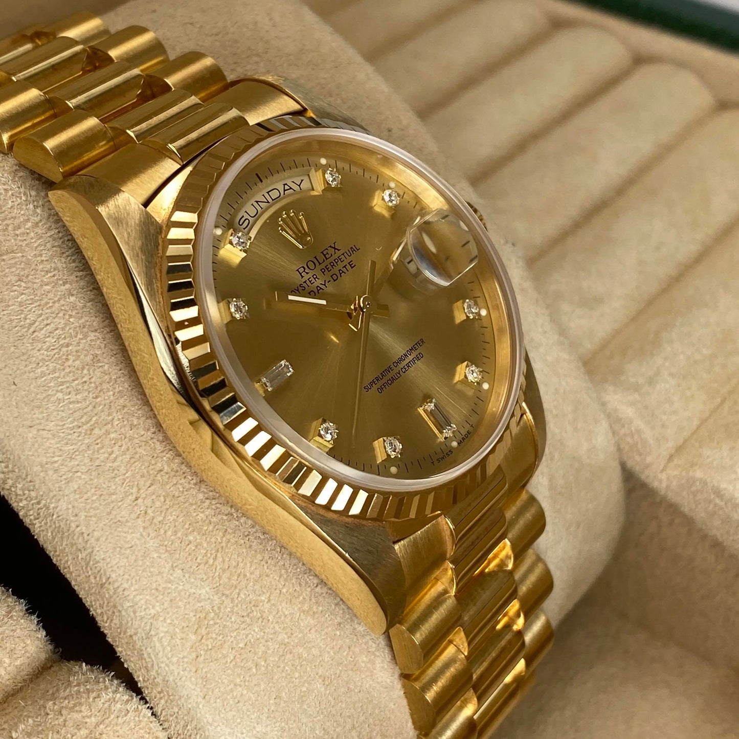 6th image of Rolex Rolex Day-Date 18238 Wristwatch, PreOwned condition