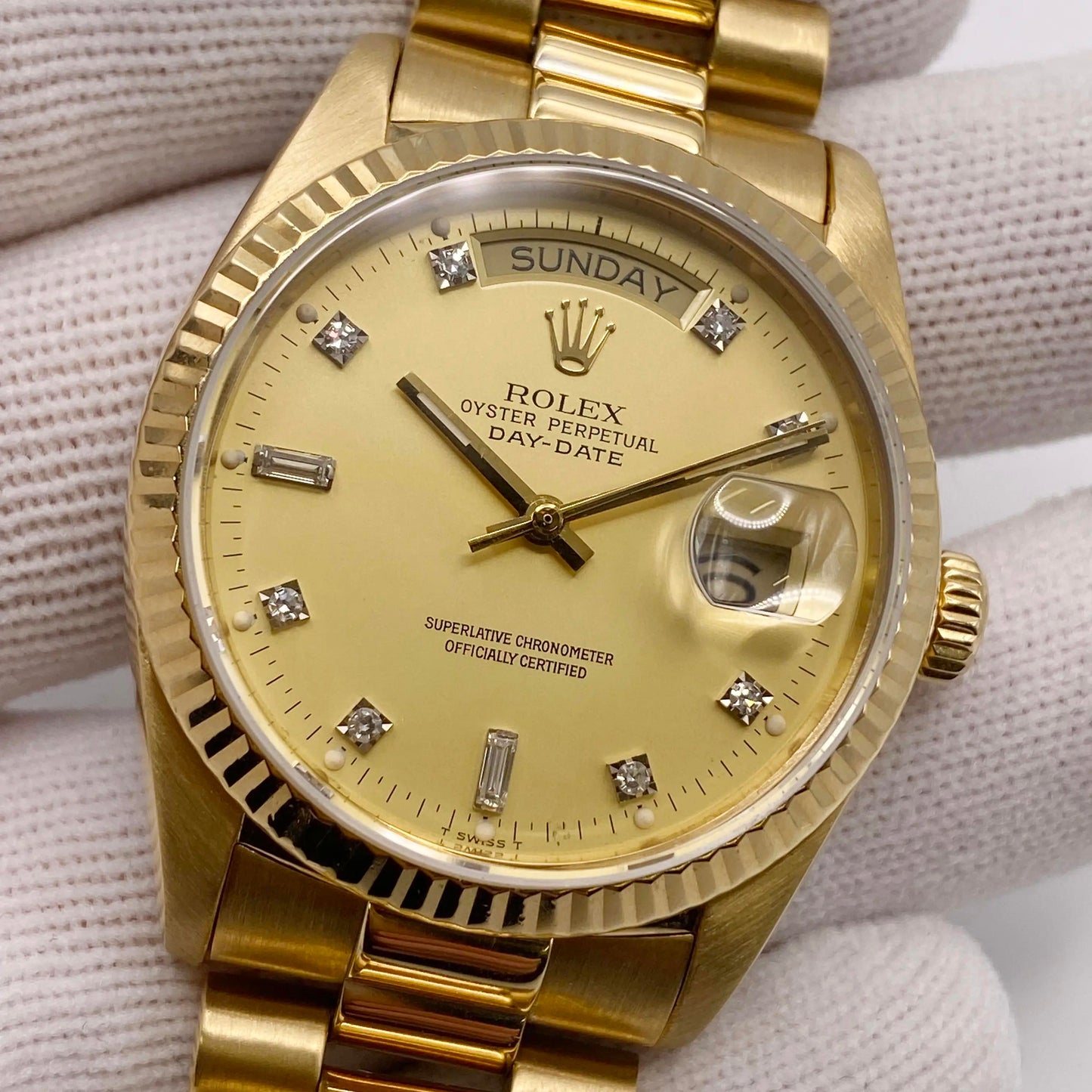 7th image of Rolex Rolex Day-Date 18038 Wristwatch, PreOwned condition