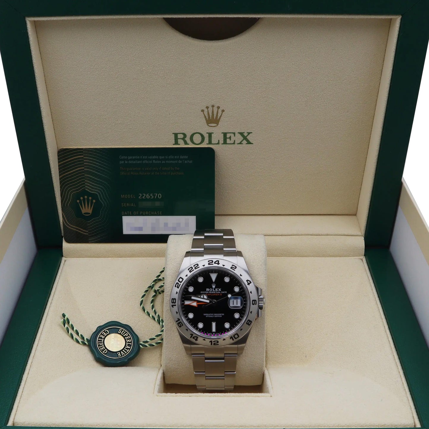 8th image of Rolex Rolex Explorer II Wristwatch, Unworn condition