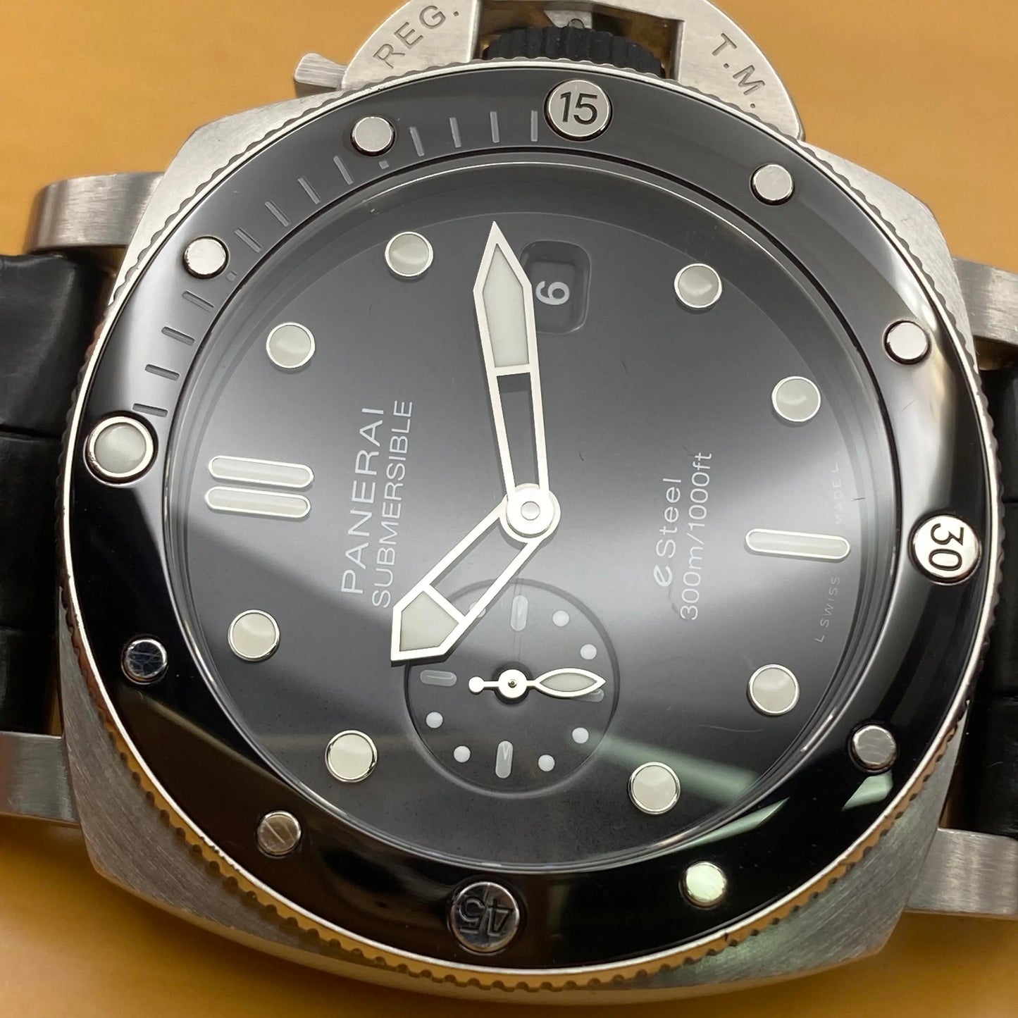8th image of Panerai Panerai Submersible QuarantaQuattro Wristwatch, PreOwned condition
