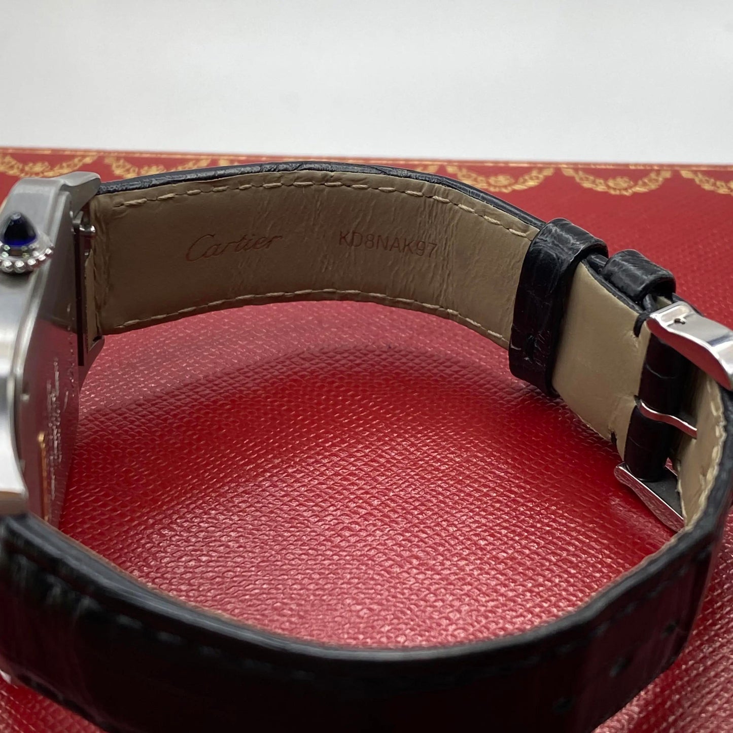 8th image of Cartier Cartier Santos Wristwatch, PreOwned condition