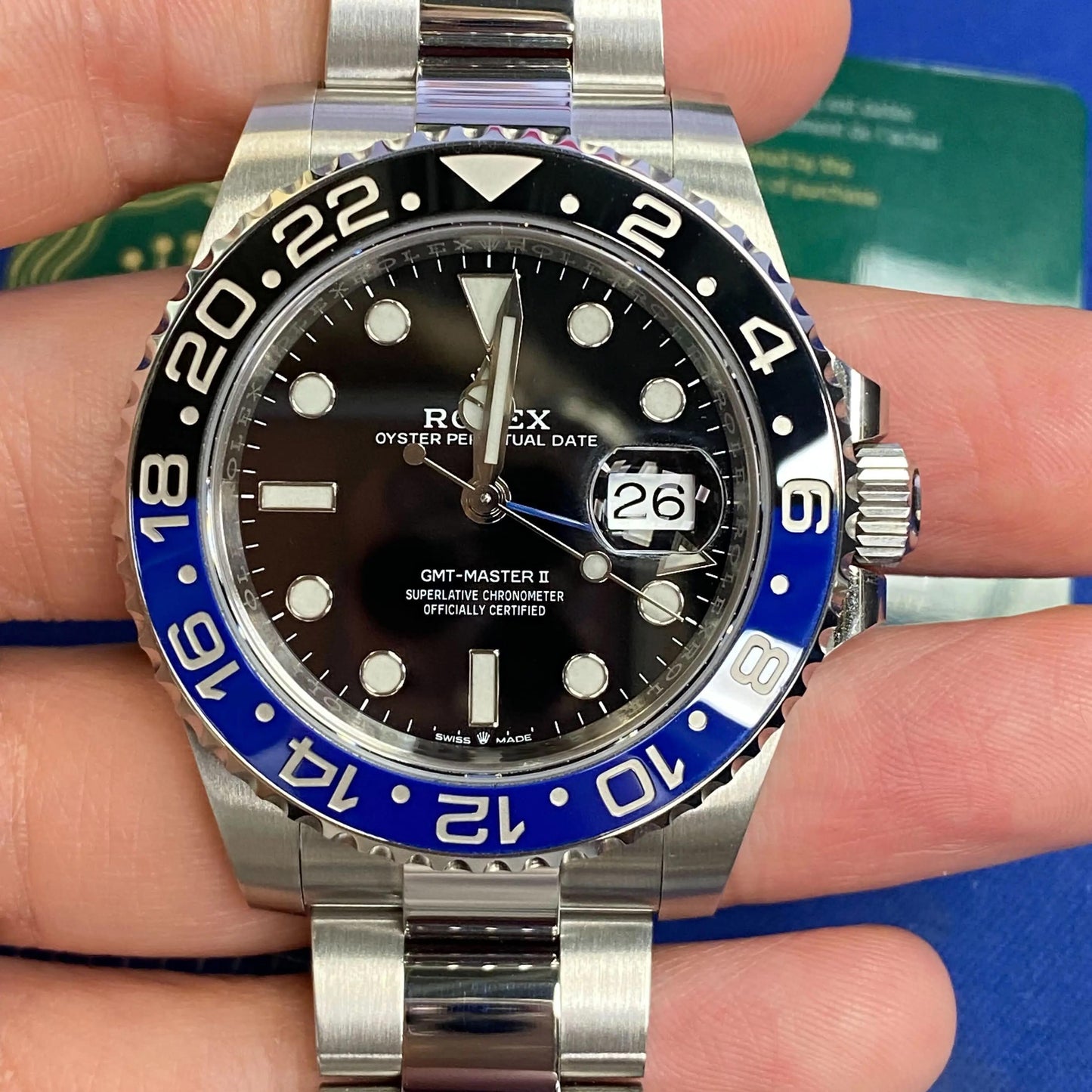 9th image of Rolex Rolex GMT-Master II 126710BLNR Wristwatch, Unworn condition