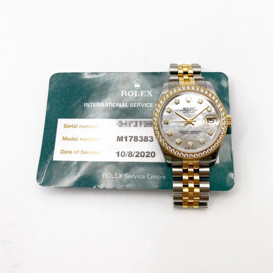 1st image of Rolex Rolex Datejust 178383 Wristwatch, PreOwned condition