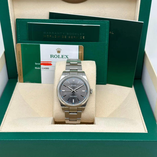 1st image of Rolex Rolex Oyster Perpetual 114300 Wristwatch, PreOwned condition