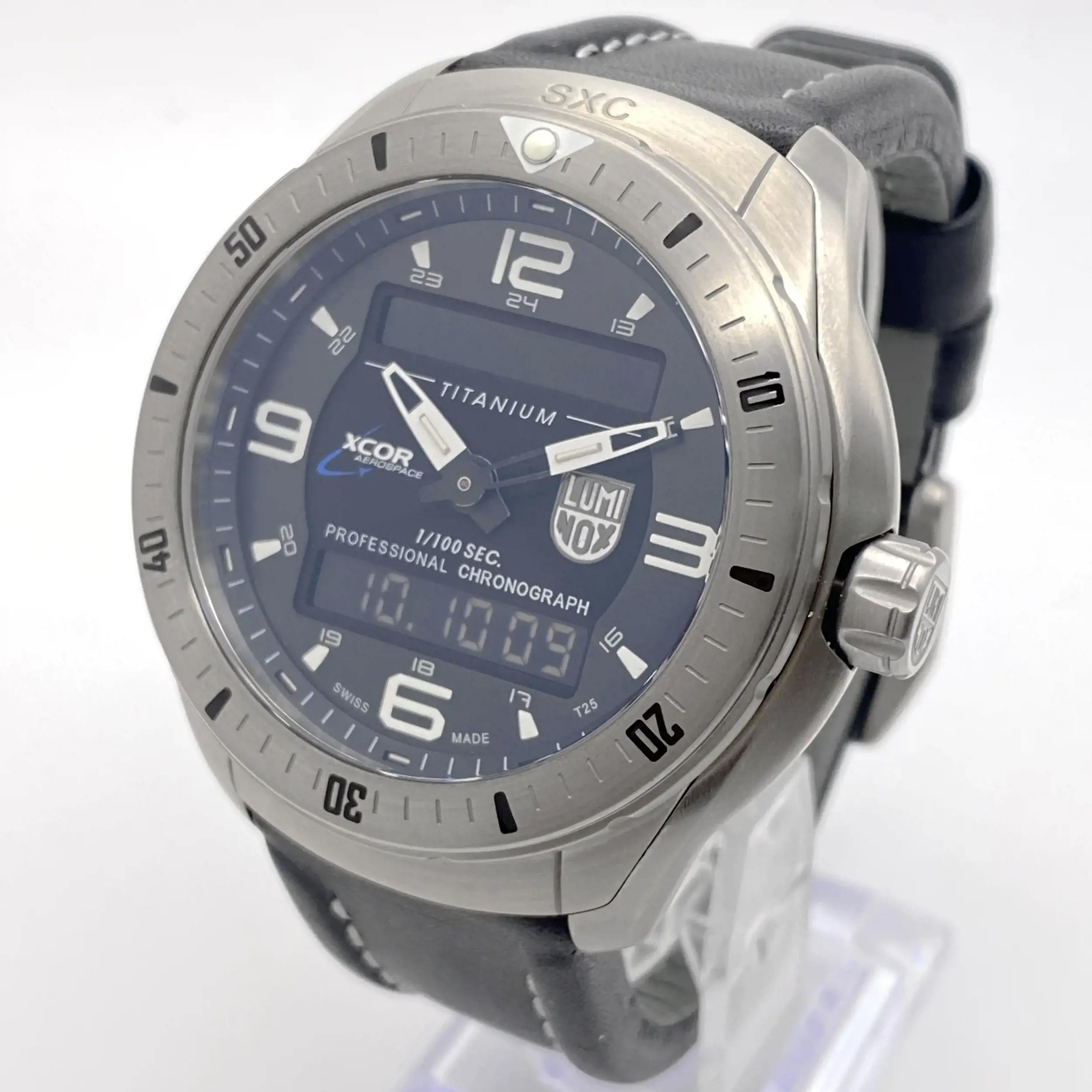 Luminox XCOR Space Expedition Titanium Black Dial Quartz Mens 
