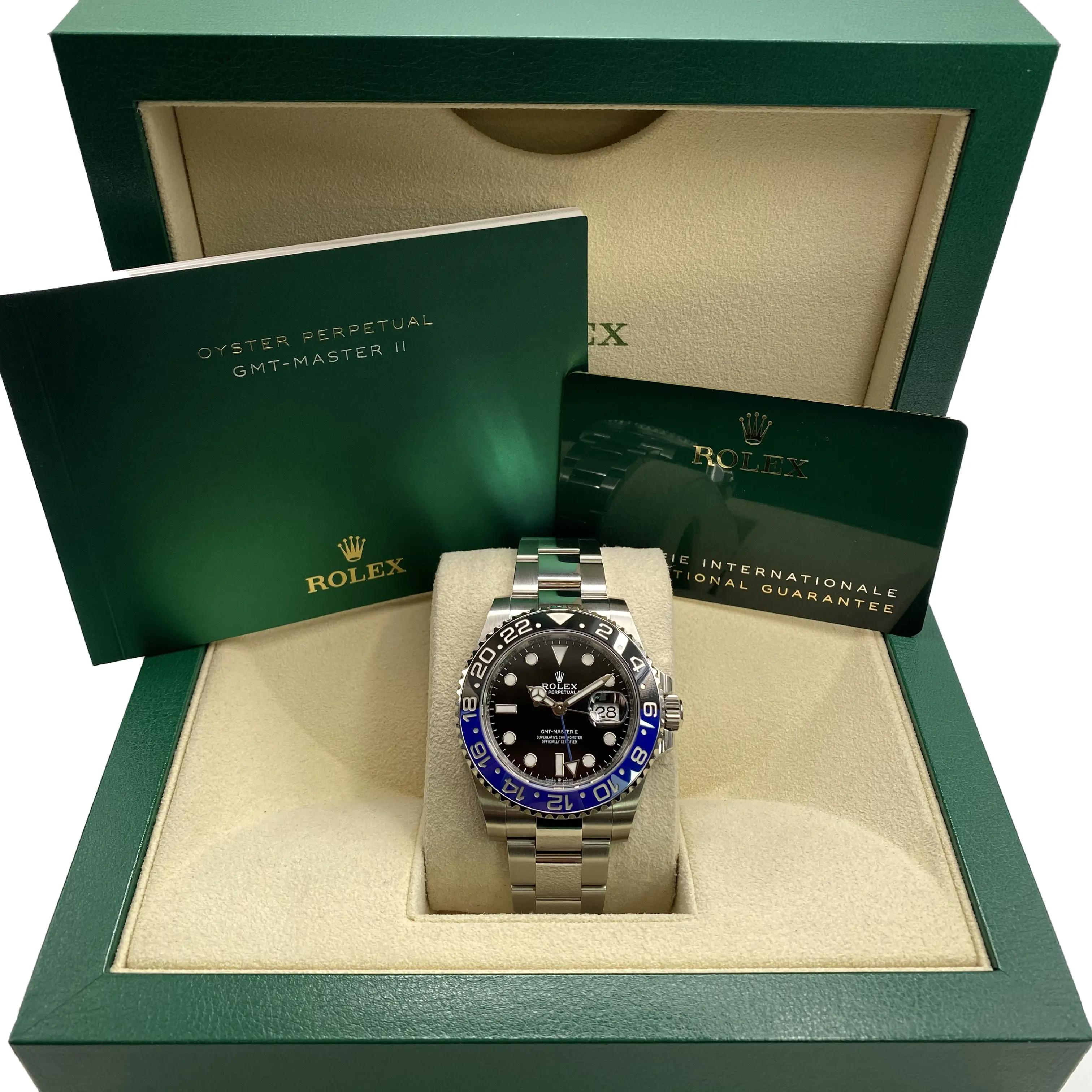 Rolex GMT-Master II 126710BLNR Batman Steel Ceramic Automatic Watch 2025 B&P