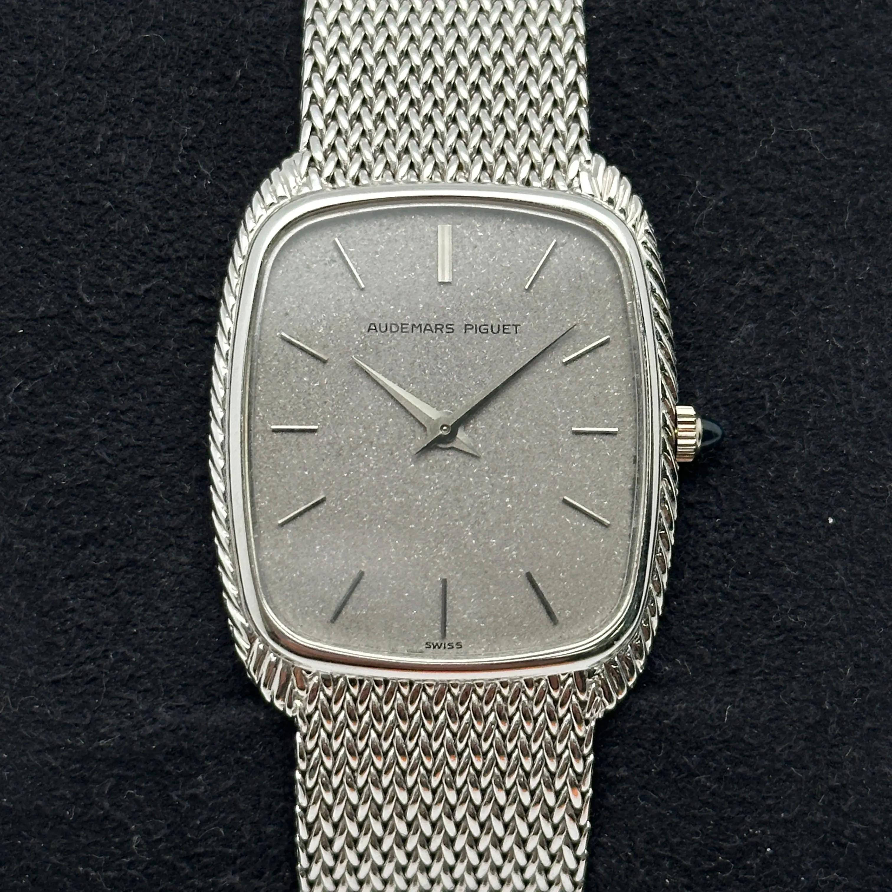 Vintage Audemars Piguet Cobra 701 18k White Gold Silver Dial Manual Unisex Watch